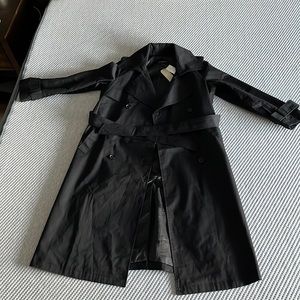 Brand new Banana Republic long coat in black XS